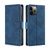 iPhone X hoesje - Bookcase - Pasjeshouder - Portemonnee - Krokodil patroon - Kunstleer - Blauw