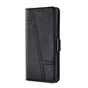 iPhone SE 2020 hoesje - Bookcase - Pasjeshouder - Portemonnee - Patroon - Kunstleer - Zwart