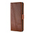 iPhone X hoesje - Bookcase - Pasjeshouder - Portemonnee - Patroon - Kunstleer - Bruin
