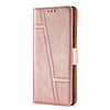 iPhone XS Max hoesje - Bookcase - Pasjeshouder - Portemonnee - Patroon - Kunstleer - Rose Goud