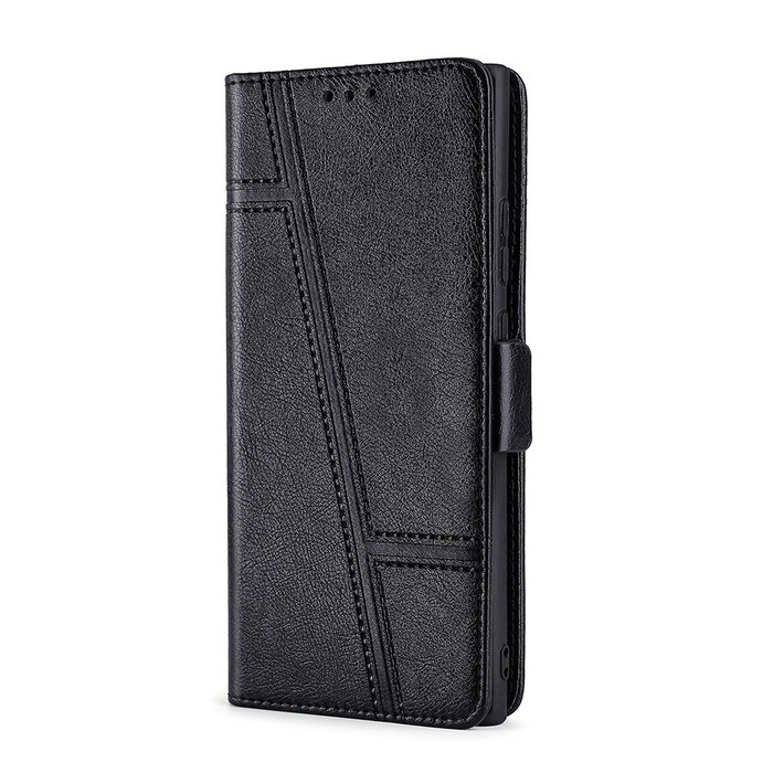 JVS Products Samsung Galaxy S20 Ultra hoesje - Bookcase - Pasjeshouder - Portemonnee - Patroon - Kunstleer - Zwart