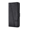 Samsung Galaxy S21 FE hoesje - Bookcase - Pasjeshouder - Portemonnee - Patroon - Kunstleer - Zwart