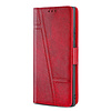 Samsung Galaxy S10 hoesje - Bookcase - Pasjeshouder - Portemonnee - Patroon - Kunstleer - Rood