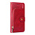 iPhone 7 hoesje - Bookcase - Koord - Pasjeshouder - Portemonnee - Rits - Kunstleer - Rood