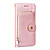 iPhone 7 hoesje - Bookcase - Koord - Pasjeshouder - Portemonnee - Rits - Kunstleer - Rose Goud