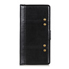 iPhone 12 Pro hoesje - Bookcase - Pasjeshouder - Portemonnee - Kunstleer - Zwart