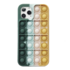 iPhone XS Max hoesje - Backcover - Pop it - Siliconen - Groen