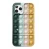 iPhone 12 Pro Max hoesje - Backcover - Pop it - Siliconen - Groen