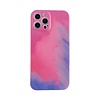 iPhone XS hoesje - Backcover - Patroon - TPU - Paars