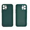 iPhone 11 Pro hoesje - Backcover - TPU - Donkergroen