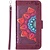 iPhone 13 Pro Max hoesje - Bookcase - Koord - Pasjeshouder - Portemonnee - Mandalapatroon - Kunstleer - Bordeaux Rood