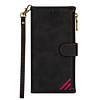 iPhone 13 Pro hoesje - Bookcase - Patroon - Pasjeshouder - Portemonnee - Kunstleer - Zwart