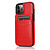 iPhone 13 Pro hoesje - Backcover - Pasjeshouder - Portemonnee - Kunstleer - Rood
