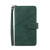 iPhone 13 Pro Max hoesje - Bookcase - Koord - Pasjeshouder - Portemonnee - Kunstleer - Groen