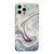 iPhone 13 hoesje - Backcover - Marmer - Marmerprint - TPU - Blauw/Paars