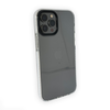 iPhone 13 Pro Max hoesje - Backcover - Bumper hoesje - Kunststof - Transparant/Wit