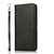 iPhone SE 2022 hoesje - Bookcase - Koord - Pasjeshouder - Portemonnee - Kunstleer - Zwart