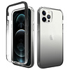 iPhone SE 2022 hoesje - Full body - 2 delig - Shockproof - Siliconen - TPU - Zwart