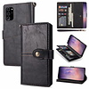 iPhone SE 2022 hoesje - Bookcase - Pasjeshouder - Portemonnee - Luxe - Kunstleer - Zwart