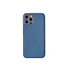 iPhone 7 hoesje - Backcover - Luxe - Kunstleer - Blauw