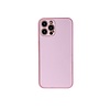 iPhone 11 Pro Max hoesje - Backcover - Luxe - Kunstleer - Roze