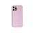 iPhone 12 Mini hoesje - Backcover - Luxe - Kunstleer - Roze