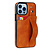iPhone 11 Pro Max hoesje - Backcover - Pasjeshouder - Portemonnee - Handvat - Kunstleer - Lichtbruin