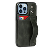 Samsung Galaxy Note 20 hoesje - Backcover - Pasjeshouder - Portemonnee - Handvat - Kunstleer - Groen