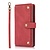 iPhone 7 hoesje - Bookcase - Koord - Pasjeshouder - Portemonnee - Luxe - Kunstleer - Rood