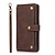iPhone X hoesje - Bookcase - Koord - Pasjeshouder - Portemonnee - Luxe - Kunstleer - Bruin