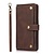 iPhone 13 hoesje - Bookcase - Koord - Pasjeshouder - Portemonnee - Luxe - Kunstleer - Bruin