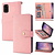 Samsung Galaxy S22 Ultra hoesje - Bookcase - Pasjeshouder - Portemonnee - Luxe - Kunstleer - Roze