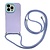 iPhone 8 hoesje - Backcover - Koord - Extra valbescherming - TPU - Paars
