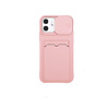 iPhone 13 hoesje - Backcover - Pasjeshouder - Portemonnee - Camerabescherming - TPU - Roze