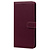 iPhone 13 hoesje - Bookcase - Koord - Pasjeshouder - Portemonnee - Camerabescherming - Kunstleer - Bordeaux Rood