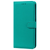 Samsung Galaxy S10 Plus hoesje - Bookcase - Koord - Pasjeshouder - Portemonnee - Camerabescherming - Kunstleer - Cyaan