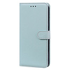 Samsung Galaxy S21 FE hoesje - Bookcase - Koord - Pasjeshouder - Portemonnee - Camerabescherming - Kunstleer - Lichtgrijs