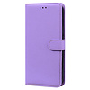 Samsung Galaxy A21 hoesje - Bookcase - Koord - Pasjeshouder - Portemonnee - Camerabescherming - Kunstleer - Lichtpaars