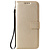 iPhone 7 hoesje - Bookcase - Pasjeshouder - Portemonnee - Camerabescherming - Kunstleer - Goud