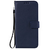 iPhone 12 Pro hoesje - Bookcase - Pasjeshouder - Portemonnee - Camerabescherming - Kunstleer - Donkerblauw