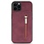 iPhone 7 hoesje - Backcover - Pasjeshouder - Portemonnee - Rits - Kunstleer - Bordeaux Rood