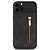 iPhone 7 hoesje - Backcover - Pasjeshouder - Portemonnee - Rits - Kunstleer - Zwart