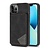 iPhone 13 hoesje - Backcover - Pasjeshouder - Portemonnee - Camerabescherming - Stijlvol patroon - TPU - Zwart
