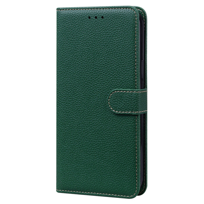 JVS Products Samsung Galaxy S10 hoesje - Bookcase - Koord - Pasjeshouder - Portemonnee - Camerabescherming - Kunstleer - Groen