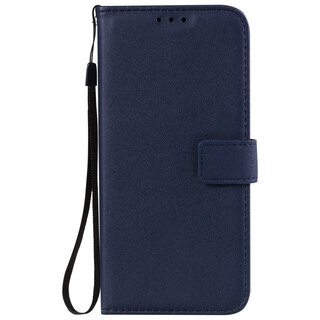 JVS Products Samsung Galaxy A20E hoesje - Bookcase - Pasjeshouder - Portemonnee - Camerabescherming - Kunstleer - Donkerblauw
