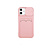 iPhone 14 hoesje - Backcover - Pasjeshouder - Portemonnee - Camerabescherming - TPU - Roze