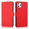 iPhone 14 Pro hoesje - Bookcase - Pasjeshouder - Portemonnee - Kunstleer - Rood