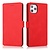 iPhone 14 Pro hoesje - Bookcase - Pasjeshouder - Portemonnee - Kunstleer - Rood