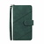 iPhone 14 Pro Max hoesje - Bookcase - Koord - Pasjeshouder - Portemonnee - Kunstleer - Groen