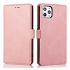 iPhone 14 Plus hoesje - Bookcase - Pasjeshouder - Portemonnee - Kunstleer - Rose Goud